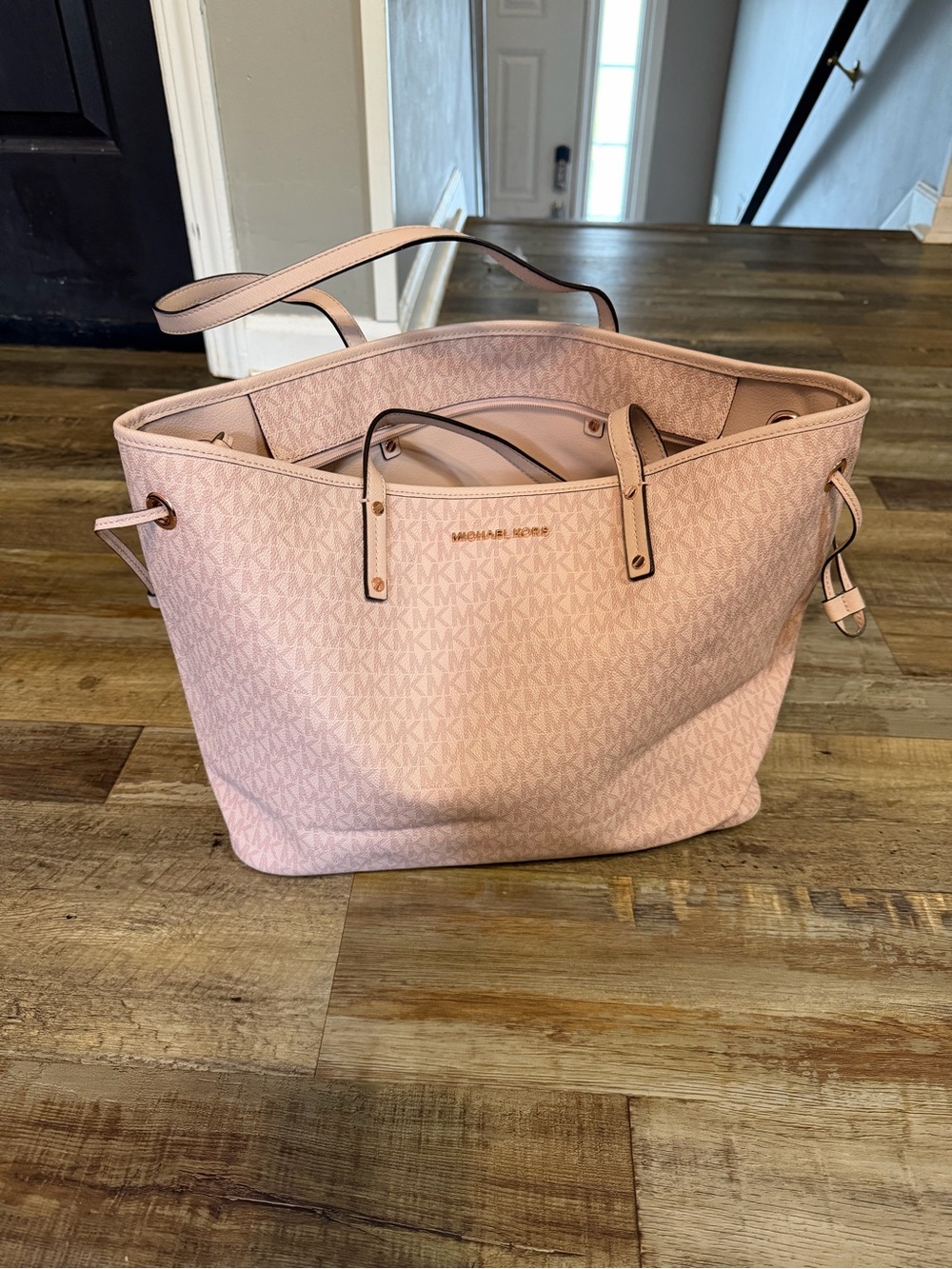 Michael Kors Blush Pink Logo Tote